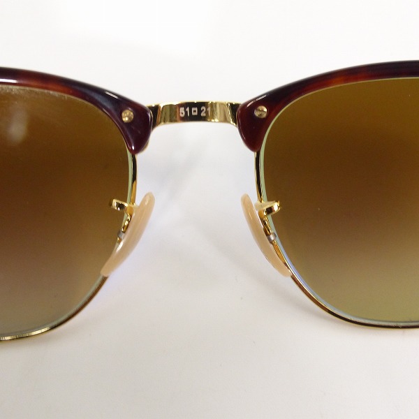 実際に弊社で買取させて頂いたRay-Ban/レイバン CLUB MASTER/クラブマスター サングラス/アイウェア RB3016 990/7Qの画像 5枚目