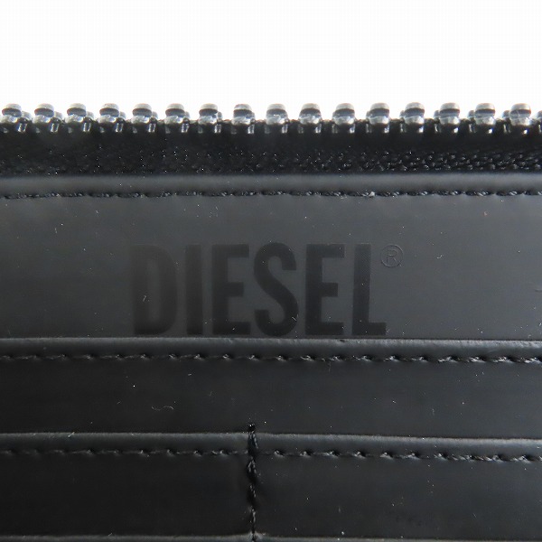実際に弊社で買取させて頂いたDIESEL/ディーゼル ラウンドジップ ロングウォレット 長財布の画像 4枚目