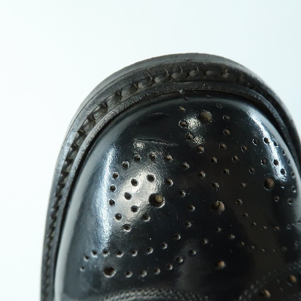 実際に弊社で買取させて頂いたREGAL/リーガル ウイングチップ レザー シューズ ブラック 2589/27の画像 7枚目