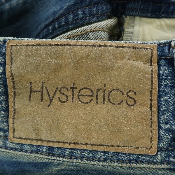 実際に弊社で買取させて頂いたHYSTERICS/ヒステリックス ダメージ加工 デニム パンツ 3AP-4944 Mの画像 2枚目