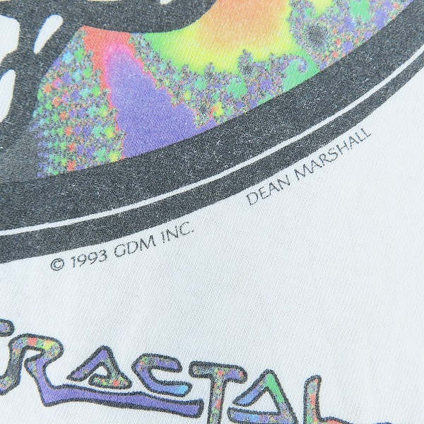 実際に弊社で買取させて頂いたGRATEFUL DEAD/グレイトフルデッド Steal Your Fractal Face ヴィンテージ バンT/Tシャツ/XLの画像 3枚目