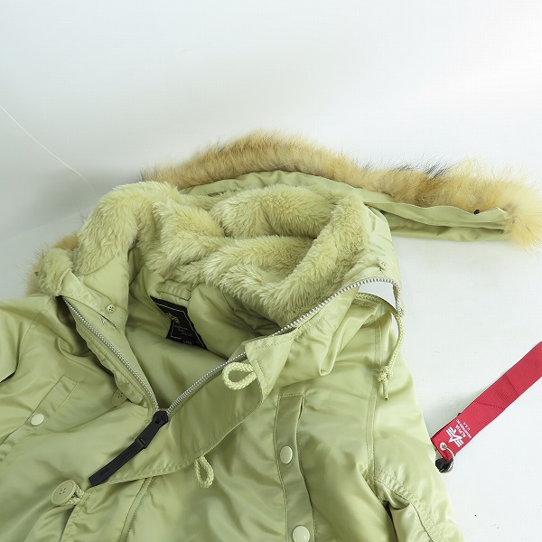 実際に弊社で買取させて頂いたALPHA INDUSTRIES/アルファインダストリーズ N-3B ミリタリージャケット 20094-0816/Lの画像 2枚目