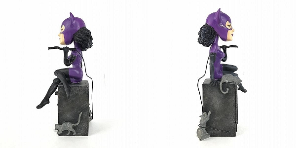 実際に弊社で買取させて頂いたMONOGRAM/モノグラム HEADSTRONG DCコミック バットマン CAT WOMAN/キャットウーマン ボブルヘッド フィギュアの画像 2枚目