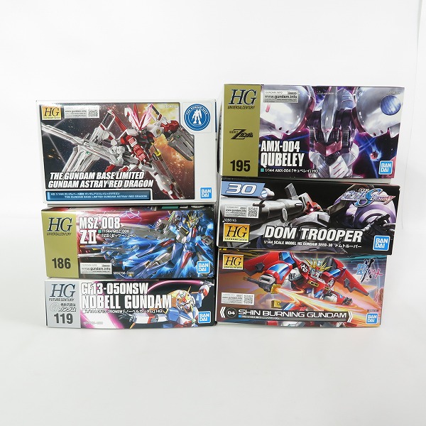 実際に弊社で買取させて頂いた【未組立】バンダイ HG 1/144 ガンダムアストレイ レッドドラゴン/Z II/ノーベルガンダム/キュベレイ 他 6点セット/ガンプラの画像 7枚目