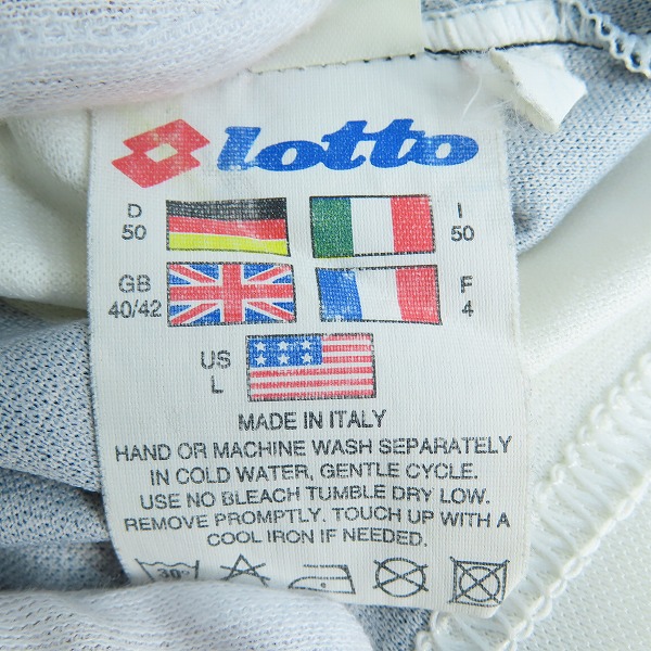 実際に弊社で買取させて頂いたlotto/ロット ユベントス 00/01 ホーム ユニフォーム #9 フィリッポ・インザーギ Lの画像 6枚目