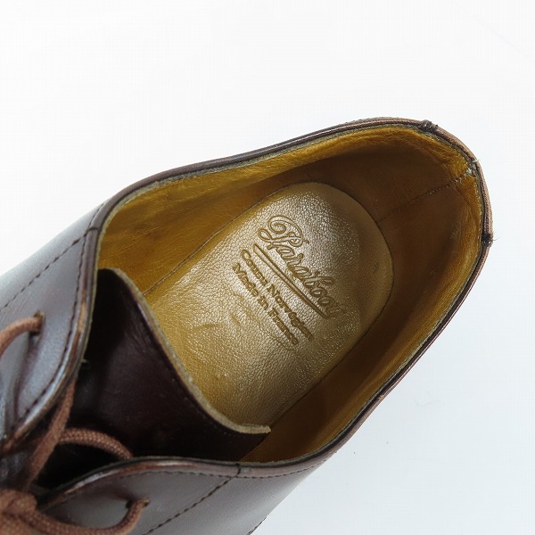 実際に弊社で買取させて頂いたPARABOOT/パラブーツ CHAMBORD/シャンボード レザーシューズ/8Fの画像 4枚目