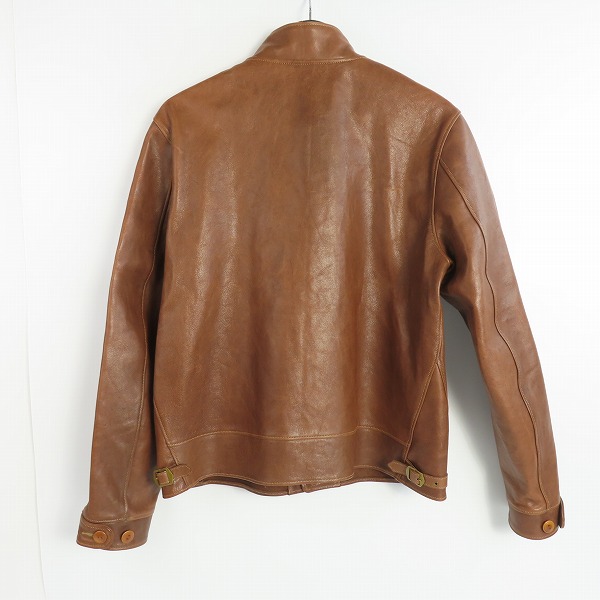 実際に弊社で買取させて頂いたLEVIS/リーバイス 世界限定500着 Menlo Cossack Jacket Albert Einstein model/アインシュタイン シープレザー ジャケット/Sの画像 1枚目