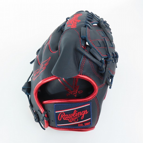 実際に弊社で買取させて頂いたRawlings/ローリングス HYPER TECH/ハイパーテック 軟式 投手用/ピッチャー用 グローブ/グラブ GR4HTCA15Wの画像 3枚目