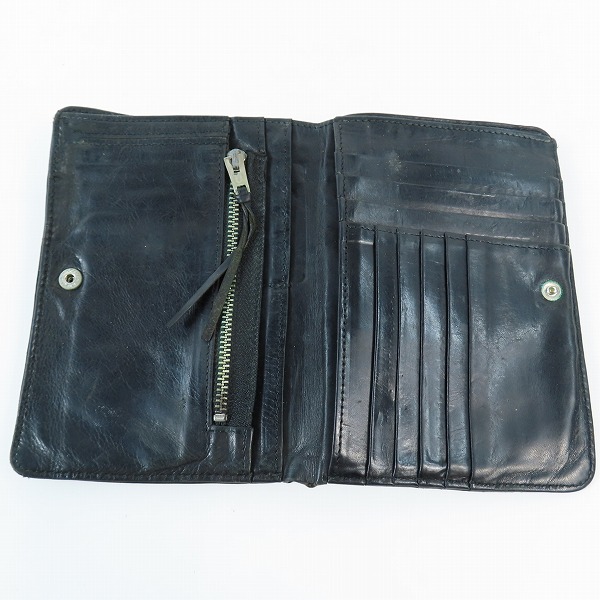 UNDERCOVER アンダーカバー レザー zip ラウンドファスナー 長財布 UNDERCOVER - 【美品】UNDERCOVER アンダーカバー 財布 / 21SS