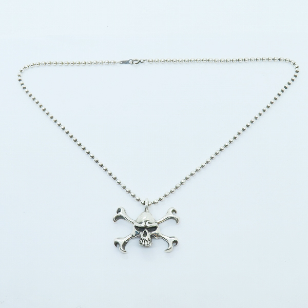 実際に弊社で買取させて頂いたTHIRTEEN DESIGNS/サーティーンデザインズ ミドル Xボーン スカル ペンダント/ネックレスの画像 6枚目