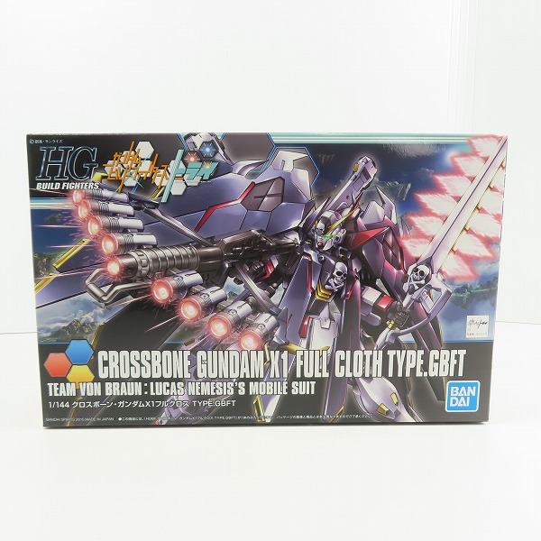 実際に弊社で買取させて頂いた【未組立】BANDAI/バンダイ HG 1/144 ガンダムビルドファイターズトライ クロスボーン・ガンダムX1フルクロス TYPE.GBFT