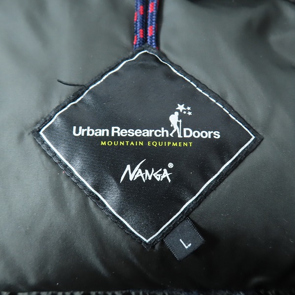 実際に弊社で買取させて頂いたURBAN RESEARCH DOORS × NANGA/アーバン リサーチ ドアーズ × ナンガ オーロラダウンジャケット/DM11-5006/L(40)の画像 2枚目