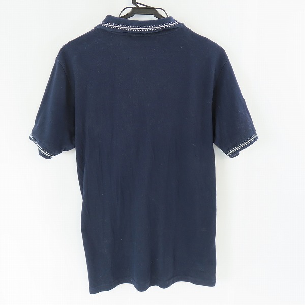 実際に弊社で買取させて頂いたETRO/エトロ ステッチデザイン ポロシャツ 襟下ロゴプリント Sの画像 1枚目