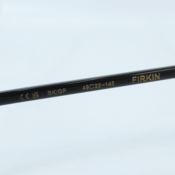 実際に弊社で買取させて頂いたCHROME HEARTS/クロムハーツ FIRKIN 眼鏡/メガネフレーム/アイウェア の画像 4枚目