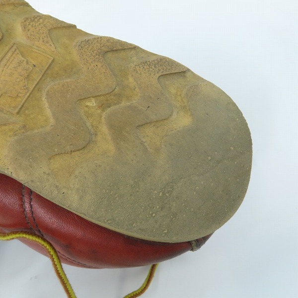 実際に弊社で買取させて頂いたRED WING/レッドウィング 四角犬タグ アイリッシュセッター モックトゥ ブーツ 8875/9.5の画像 9枚目