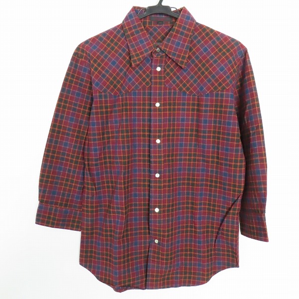 実際に弊社で買取させて頂いたCUSTOM CULTURE from PAZZO/カスタムカルチャー パッゾ スナップボタンシャツ 48