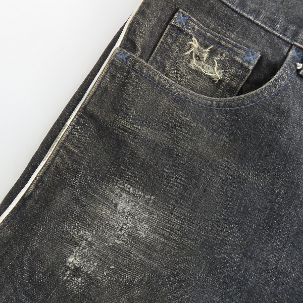 実際に弊社で買取させて頂いたNEIGHBORHOOD/ネイバーフッド BASIC サイドライン　デニムパンツ/DCNH-PT-17/Lの画像 8枚目