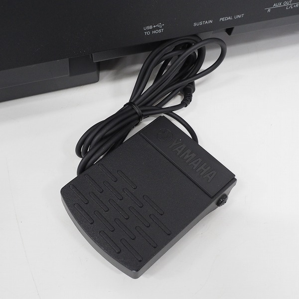 実際に弊社で買取させて頂いた★YAMAHA/ヤマハ DIGITAL PIANO/電子ピアノ P-105 B 88鍵盤 ブラック 2014年製 ペダル付【簡易動作確認済】の画像 5枚目