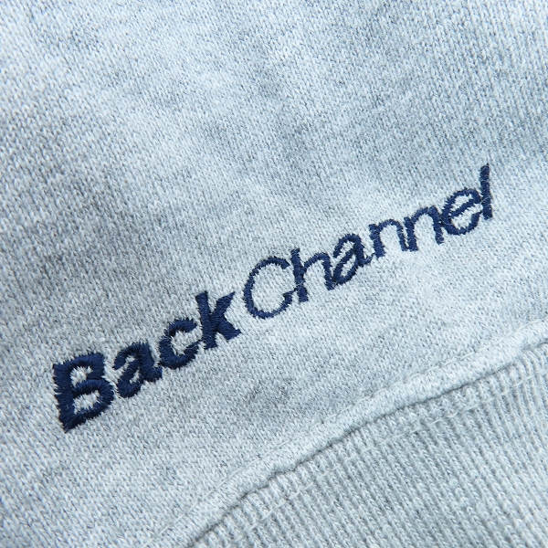 実際に弊社で買取させて頂いたBack Channel/バックチャンネル ロゴワッペン クルーネックスウェット/トレーナー Lの画像 6枚目