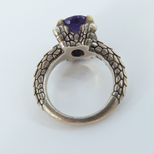 実際に弊社で買取させて頂いたBloody Mary/ブラッディマリー アメジスト リング 13号の画像 5枚目