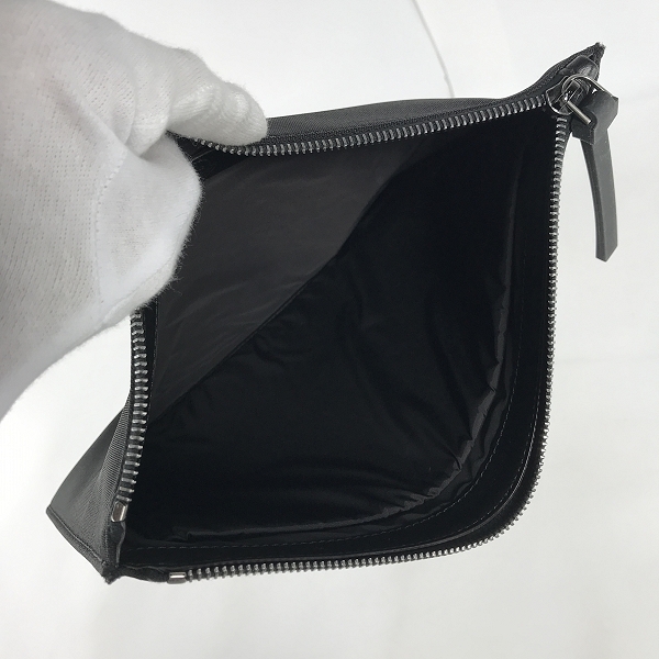実際に弊社で買取させて頂いたMONCLER/モンクレール LARGE POUCH/ラージポーチ クラッチバッグ F109A6A70000の画像 3枚目