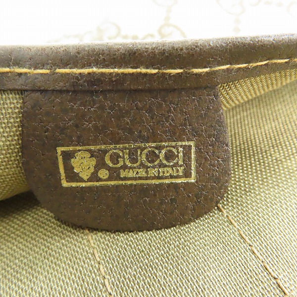 実際に弊社で買取させて頂いたGUCCI/グッチ GG プラス シェリー ウェブ ポーチ 014.89.5205の画像 4枚目