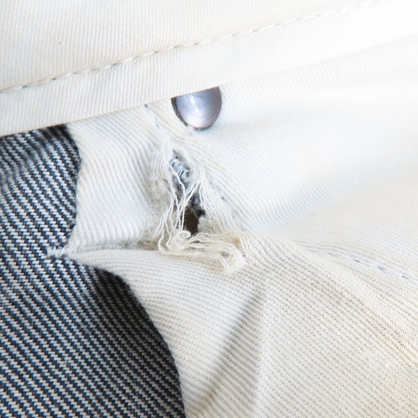 実際に弊社で買取させて頂いたFACTOTUM/ファクトタム ダメージ加工デニム パンツ/30の画像 6枚目