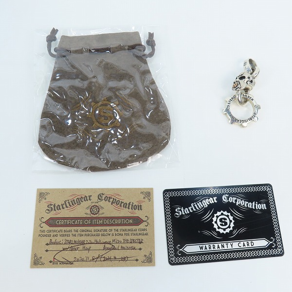 実際に弊社で買取させて頂いた【ギャラ付】STARLIN GEAR/スターリンギア 2020 ハロウィン スペクター/ギアフープ ペンダントの画像 8枚目