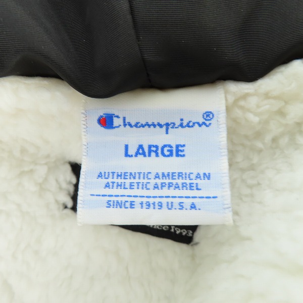 実際に弊社で買取させて頂いたChampion×Let it Ride/チャンピオン×レットイットライド ベンチコート/Lの画像 2枚目