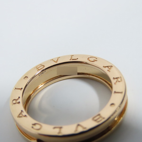 実際に弊社で買取させて頂いたBVLGARI/ブルガリ B.zero1/ビー・ゼロワン 1バンド リング 18K/Au750 ピンクゴールド 14.5号の画像 8枚目