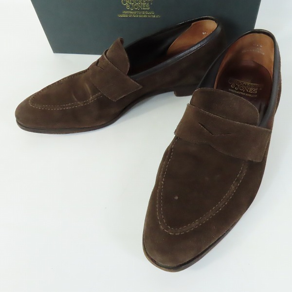 実際に弊社で買取させて頂いた【ジャンク】CROCKETT & JONES/クロケット＆ジョーンズ TEIGN ローファー/8.5E