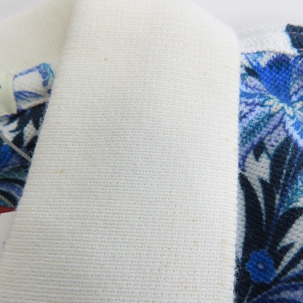 実際に弊社で買取させて頂いた【未使用】ETRO/エトロ 半袖ポロシャツ ボタニカル総柄 /3XLの画像 5枚目