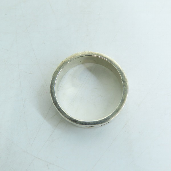 実際に弊社で買取させて頂いた【ギャラ付】Gabor/ガボール フラットバーリング シルバー SV925 24.5号の画像 4枚目