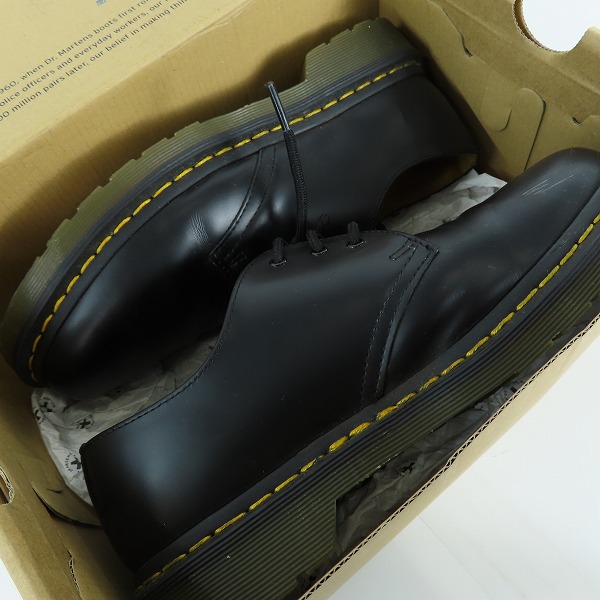 実際に弊社で買取させて頂いたDr.Martens/ドクターマーチン 1461 3EYE GIBSON SHOE 3ホールシューズ ブラック 11838002/UK6の画像 7枚目