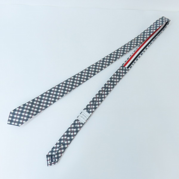 実際に弊社で買取させて頂いたTHOM BROWNE/トムブラウン 総柄 ネクタイの画像 7枚目