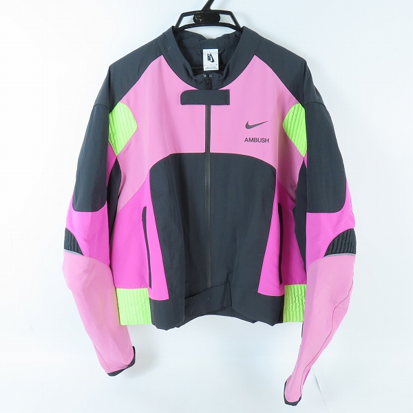 実際に弊社で買取させて頂いたNIKE × AMBUSH/ナイキ × アンブッシュ モーターサイクルジャケット CW8000-693/XL