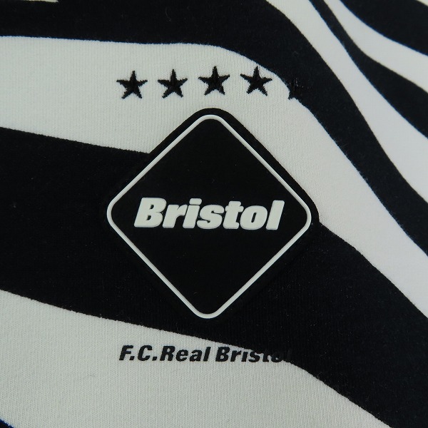 実際に弊社で買取させて頂いたF.C.Real Bristol/エフシーレアルブリストル 23AW TECH SWEAT TRAINING HOODIE テックスウェット ゼブラ柄 FCRB-232038/Mの画像 5枚目