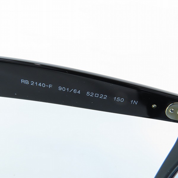 実際に弊社で買取させて頂いたRay-Ban/レイバン WAYFARER/ウェイファーラー サングラス/アイウェア RB2140-F 901/64の画像 6枚目