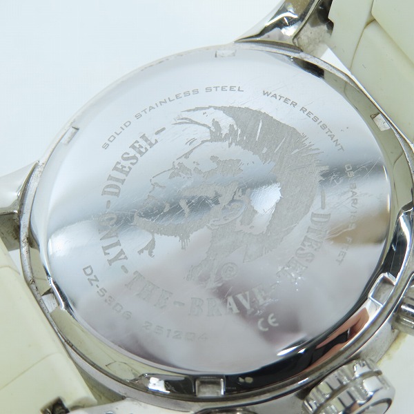 実際に弊社で買取させて頂いたDIESEL/ディーゼル 腕時計 TIMEFRAMES DZ-5306【動作未確認】の画像 4枚目