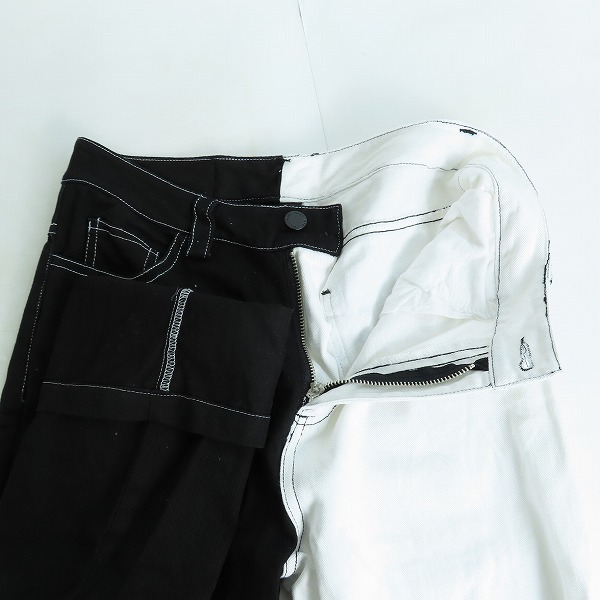 実際に弊社で買取させて頂いたBLVCK SCVLE/ブラックスケール バイカラーパンツ/29の画像 2枚目