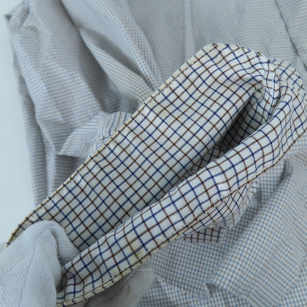 実際に弊社で買取させて頂いたuniform experiment/ユニフォームエクスペリメント チェック 長袖シャツ UE-212022/3の画像 5枚目
