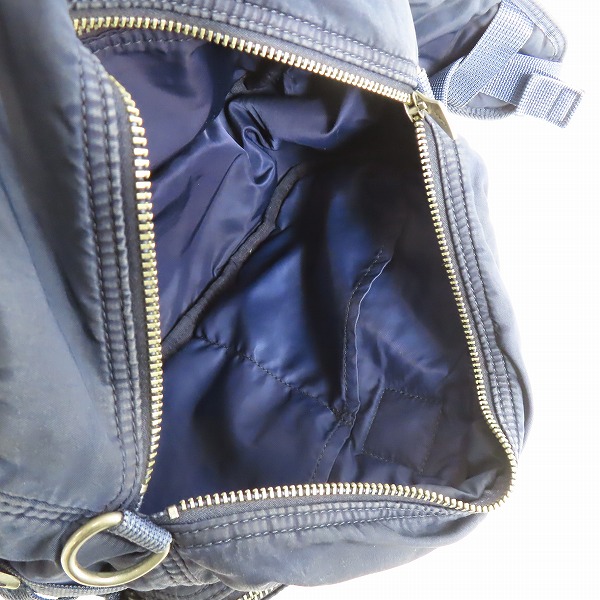 実際に弊社で買取させて頂いたPORTER Classic/ポータークラシック SUPER NYLON WAIST BAG スーパーナイロン インディゴブルー ウエストバッグの画像 4枚目
