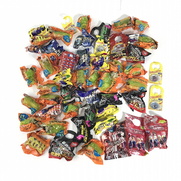 実際に弊社で買取させて頂いた【おまとめ】ペプシマン/ファイナルファンタジー/ダイナソー/仮面ライダー 他 ボトルキャップ フィギュア 