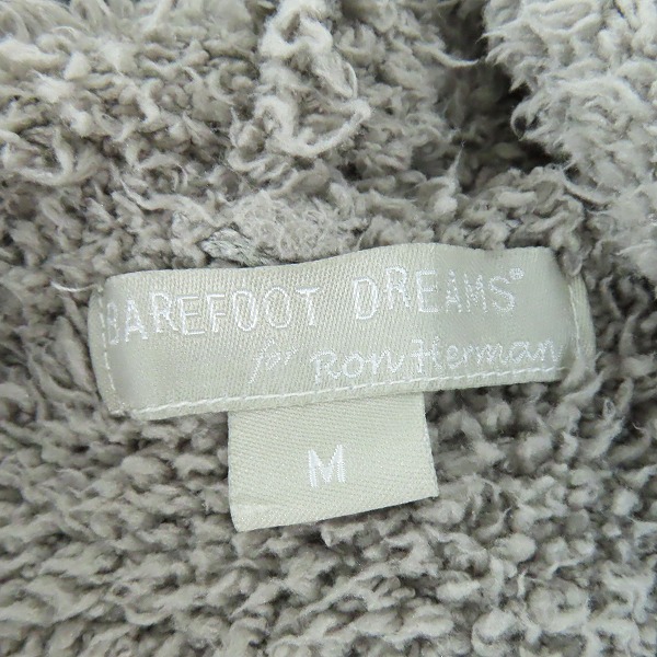 実際に弊社で買取させて頂いたBAREFOOT DREAMS×RonHerman/ベアフットドリームス×ロンハーマン ボア ジップアップパーカー C574/Ｍの画像 2枚目