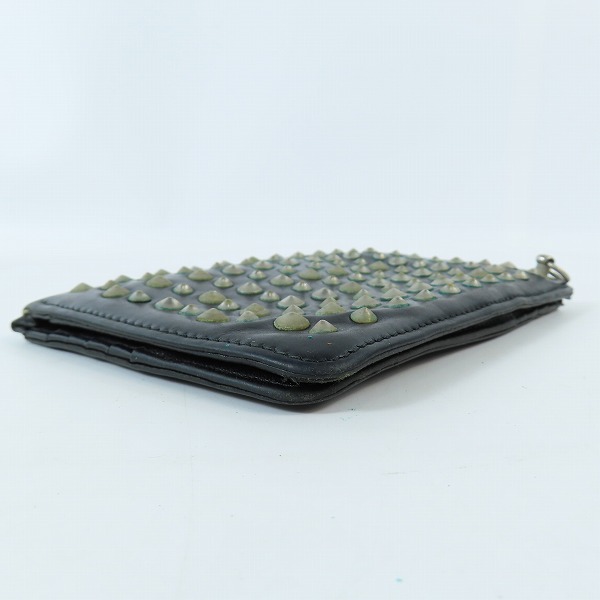 実際に弊社で買取させて頂いたUNDERCOVER/アンダーカバー レザースタッズ 財布/ウォレットの画像 2枚目