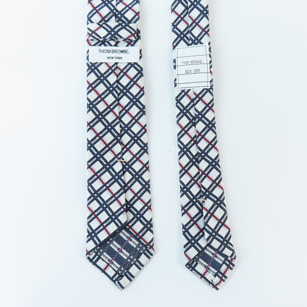 実際に弊社で買取させて頂いたTHOM BROWNE/トムブラウン 総柄 ネクタイの画像 2枚目