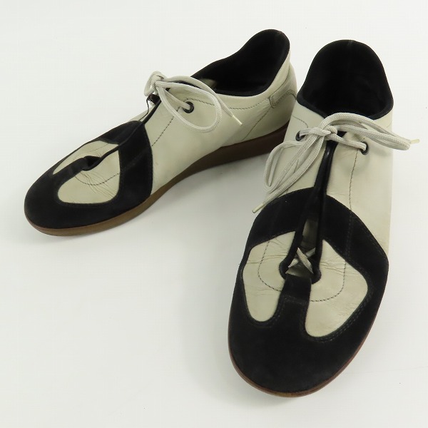 実際に弊社で買取させて頂いたGUCCI/グッチ スエード×レザー ローカット スニーカー ジャーマントレーナー 41E　