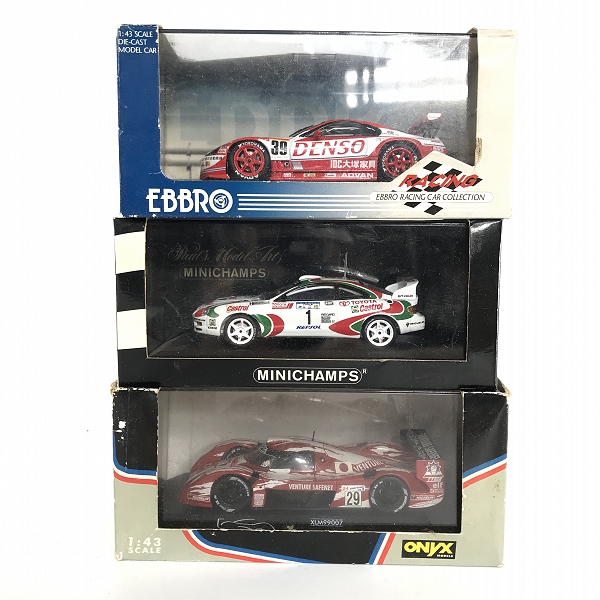 実際に弊社で買取させて頂いた【おまとめ/未開封含む】MINICHAMPS/ミニチャンプス EBBRO/エブロ ONYX/オニキス  他 スープラ/セリカ/GT-ONE/F1カー 等の画像 1枚目