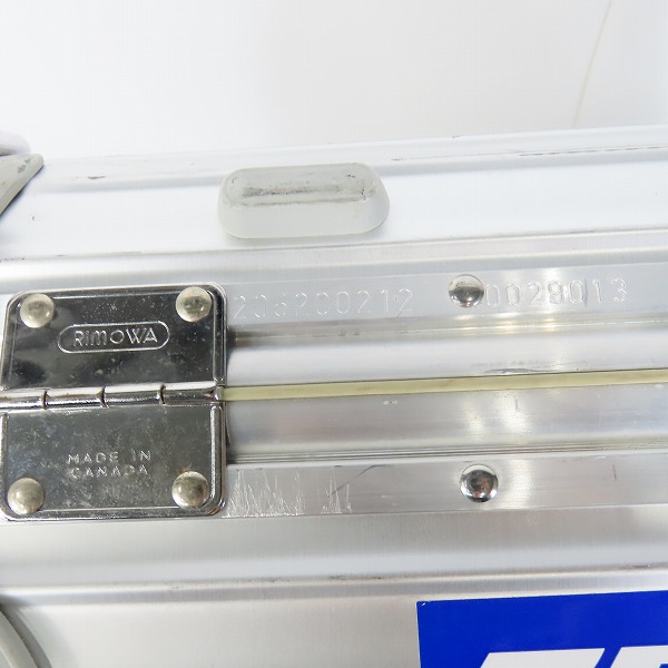 実際に弊社で買取させて頂いたRIMOWA/リモワ トパーズ キャビン マルチホイール 2輪 キャリーケース 32L/920.52の画像 7枚目