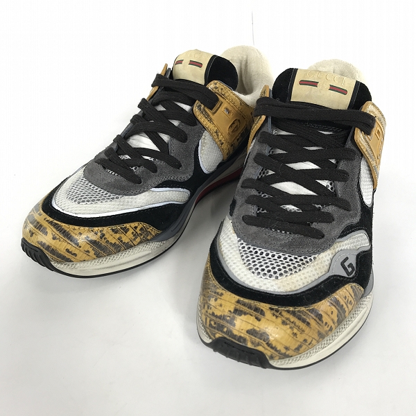 実際に弊社で買取させて頂いたGUCCI/グッチ ULTRAPACE ウルトラペース スニーカー 592345-1LH10-7665/9